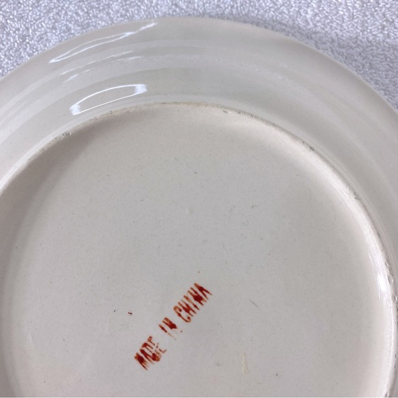 Vintage Strawberry Pie Ceramic Pie Dish Pie Plate With Recipe - Picture 8 of 11